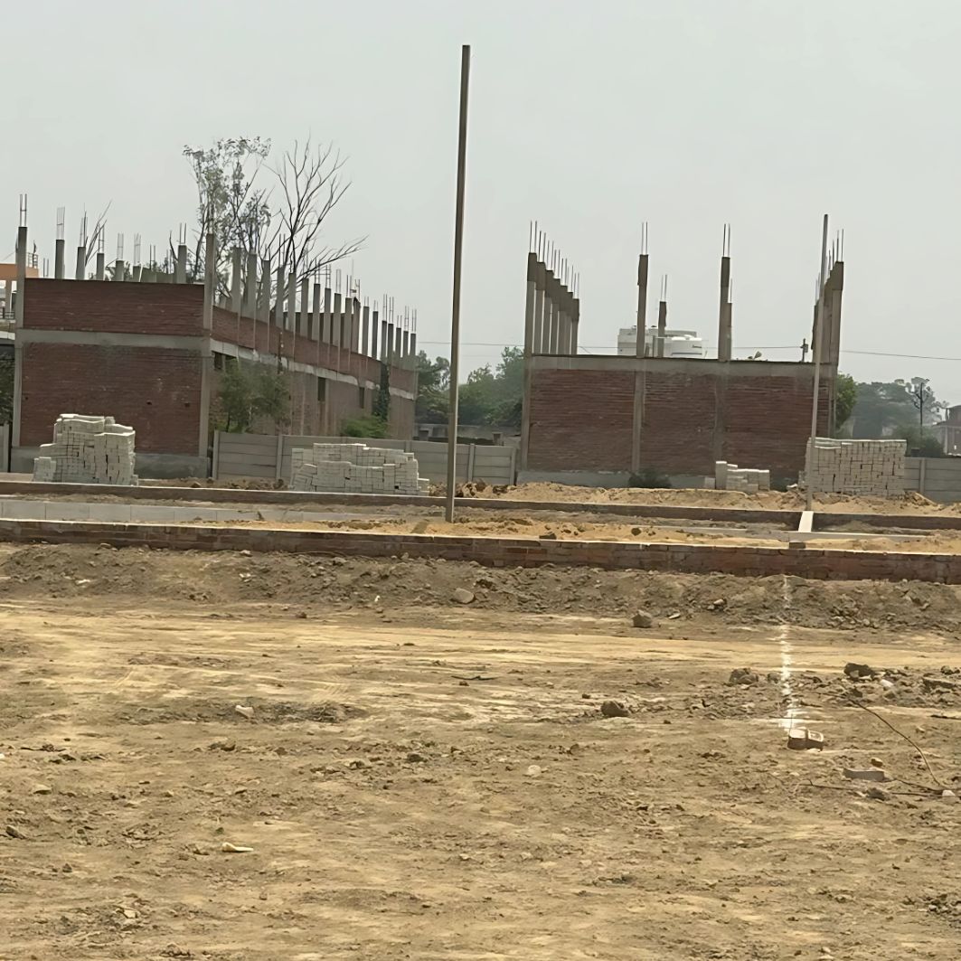Dwarika Enclave construction progress showing building structures