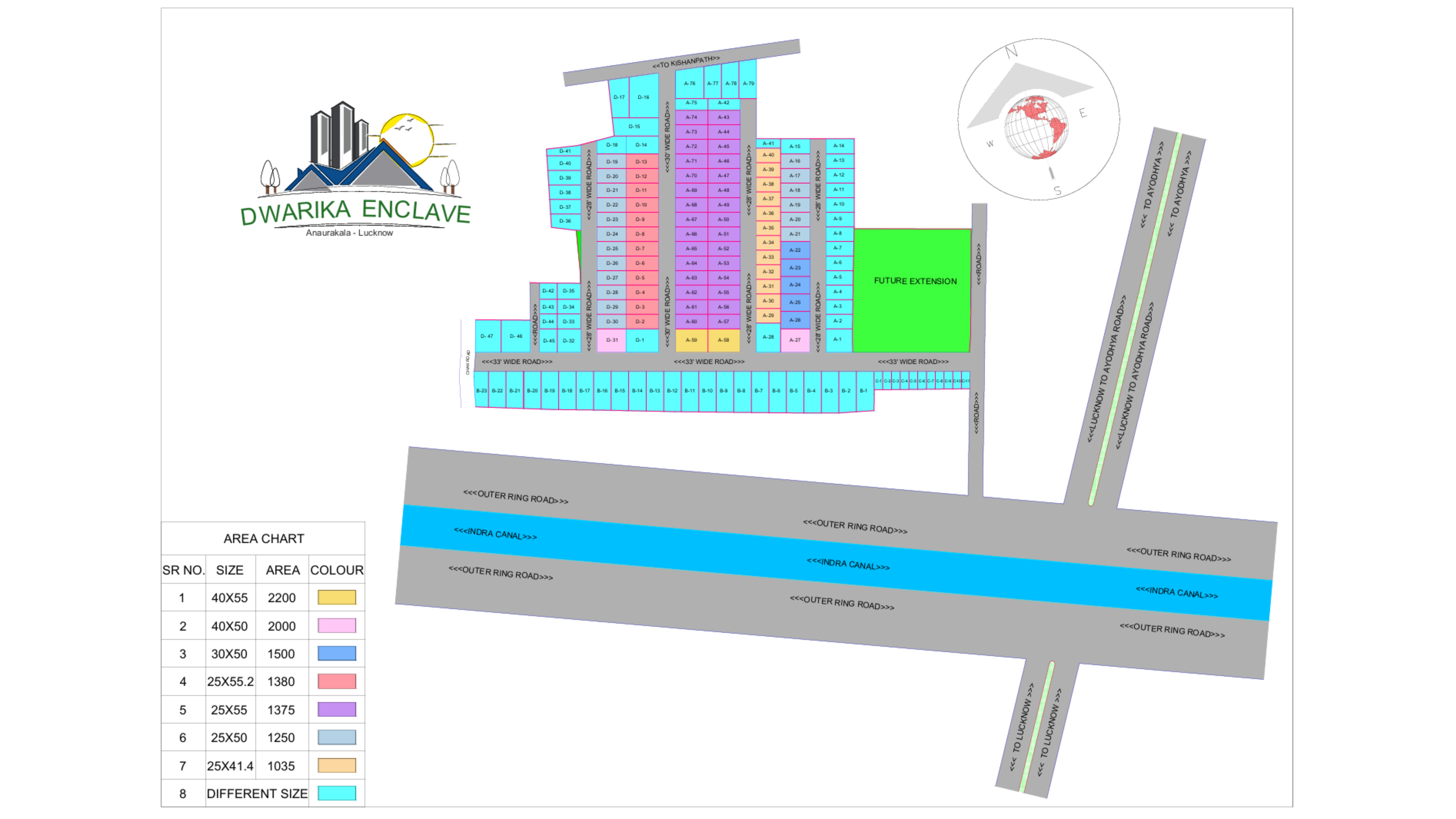 Dwarika Enclave Site Plan with Plot Layout